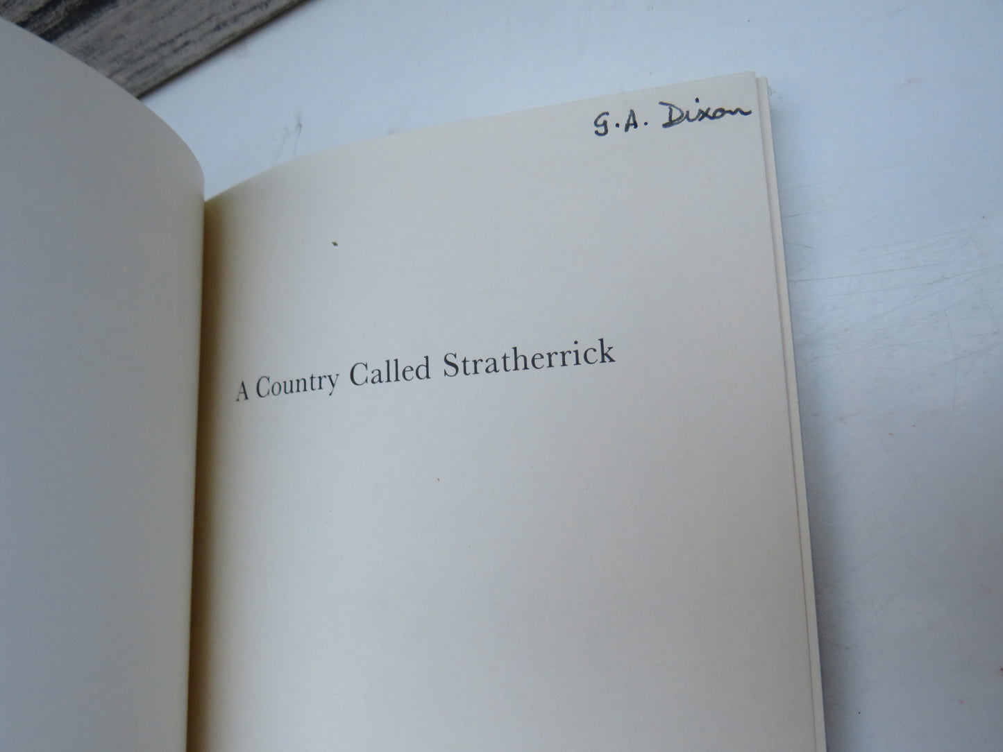A Country Called Stratherrick A Historical Portrait of a Highland District By Alan B. Lawson 1987