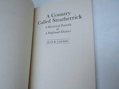 A Country Called Stratherrick A Historical Portrait of a Highland District By Alan B. Lawson 1987 book image 4