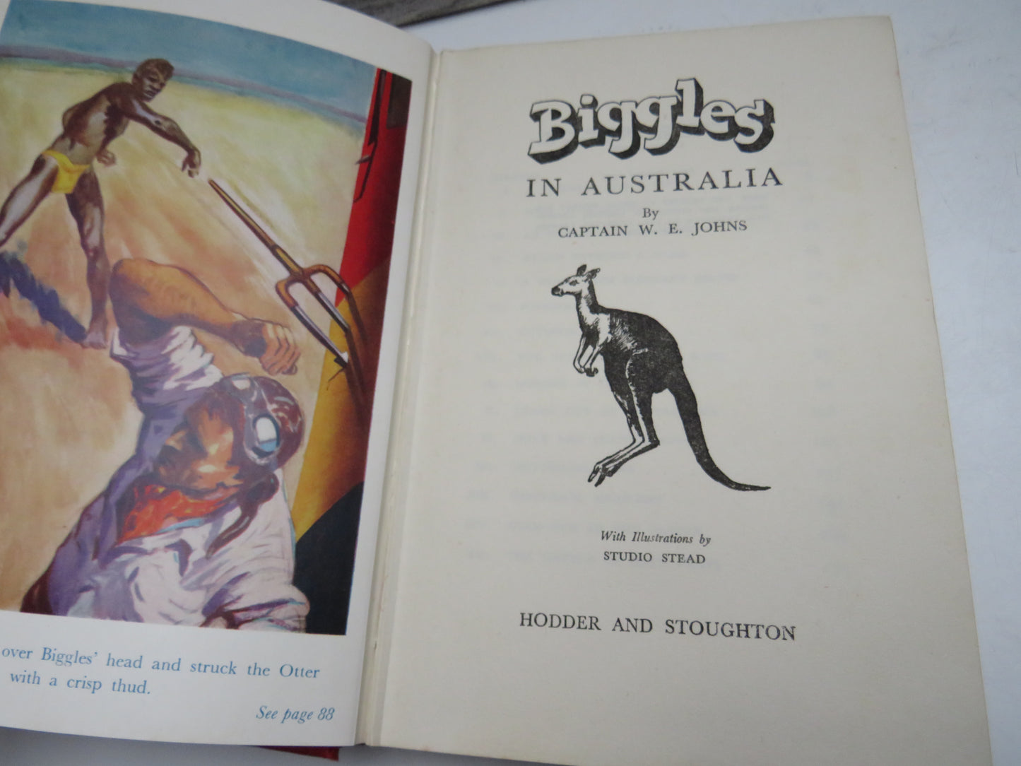 Biggles In Australia By Captain W. E. Johns 1955 1st Edition