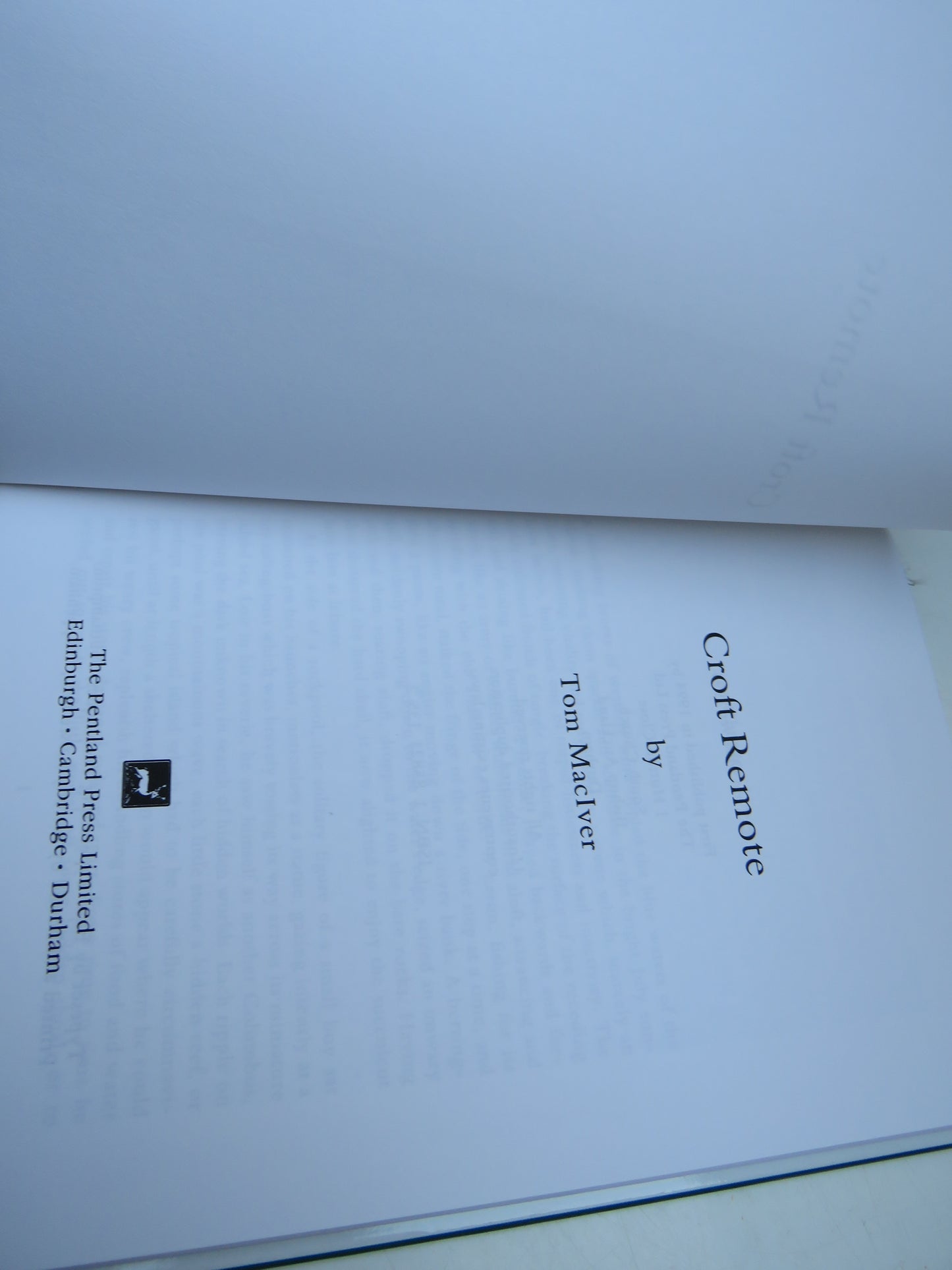 Croft Remote By Tom MacIver 1994