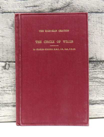 The Circle of Willis By Sir Charles Symonds 1954 book front cover