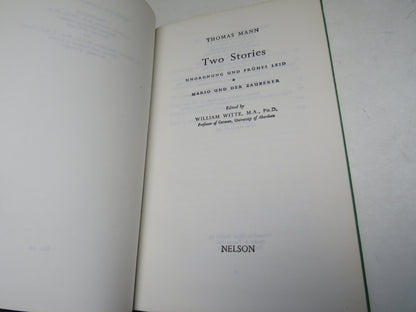 Two Stories Unfordnung Und Fruhes Leid Mario Und Der Zauberer By Thomas Mann 1969 book image 4