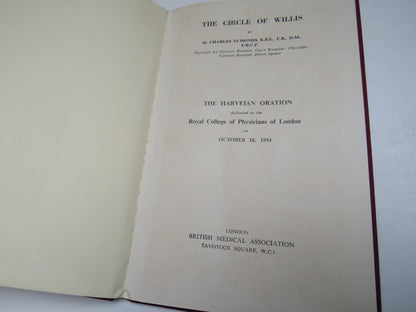 The Circle of Willis By Sir Charles Symonds 1954 book image 4