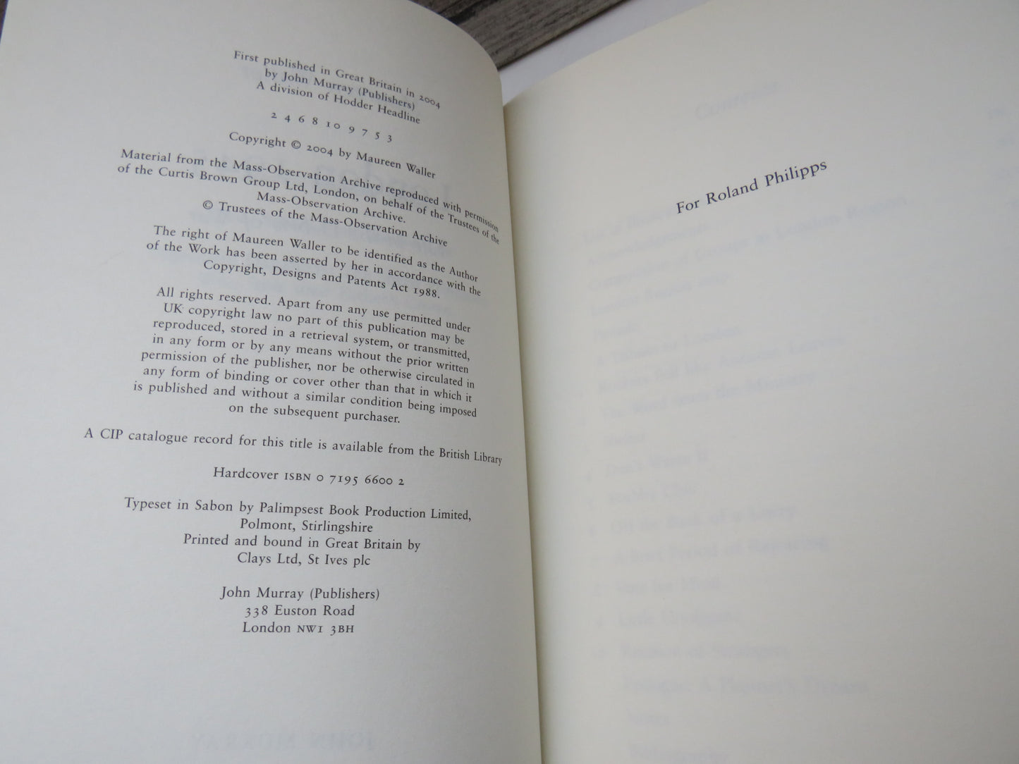 London 1945 Life In The Debris of War By Maureen Waller 2004