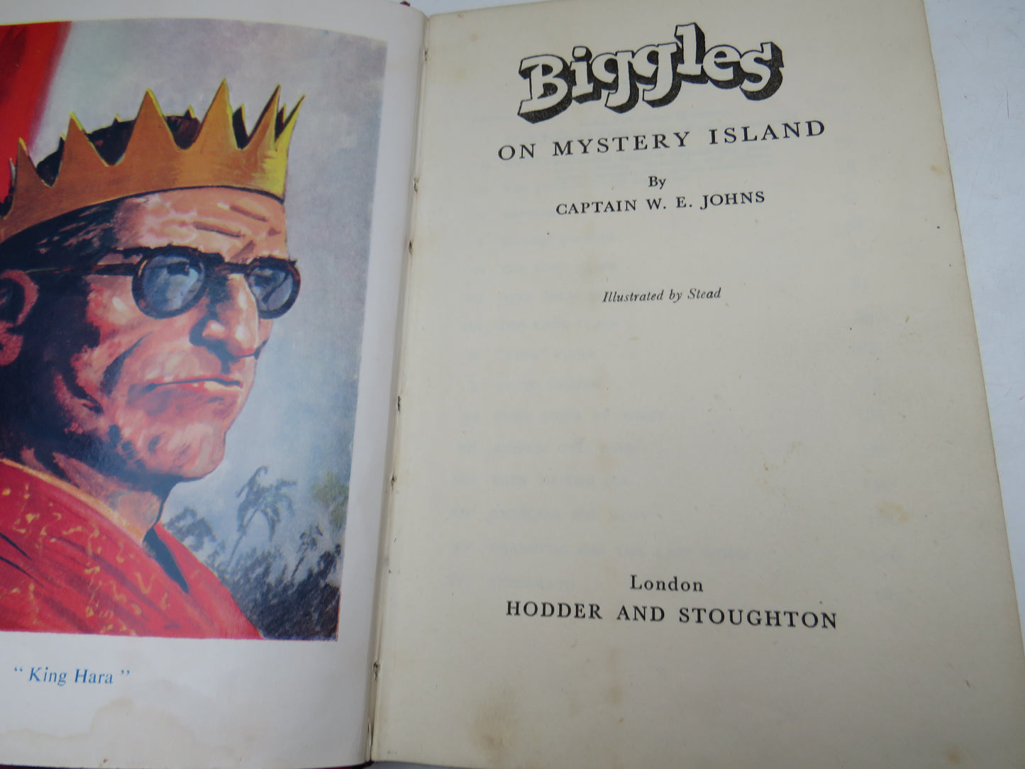 Biggles On Mystery Island By Captain W.E. Johns 1958