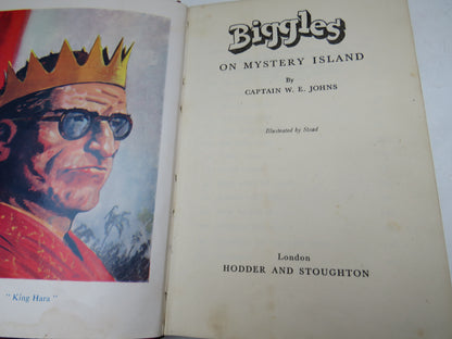 Biggles On Mystery Island By Captain W.E. Johns 1958