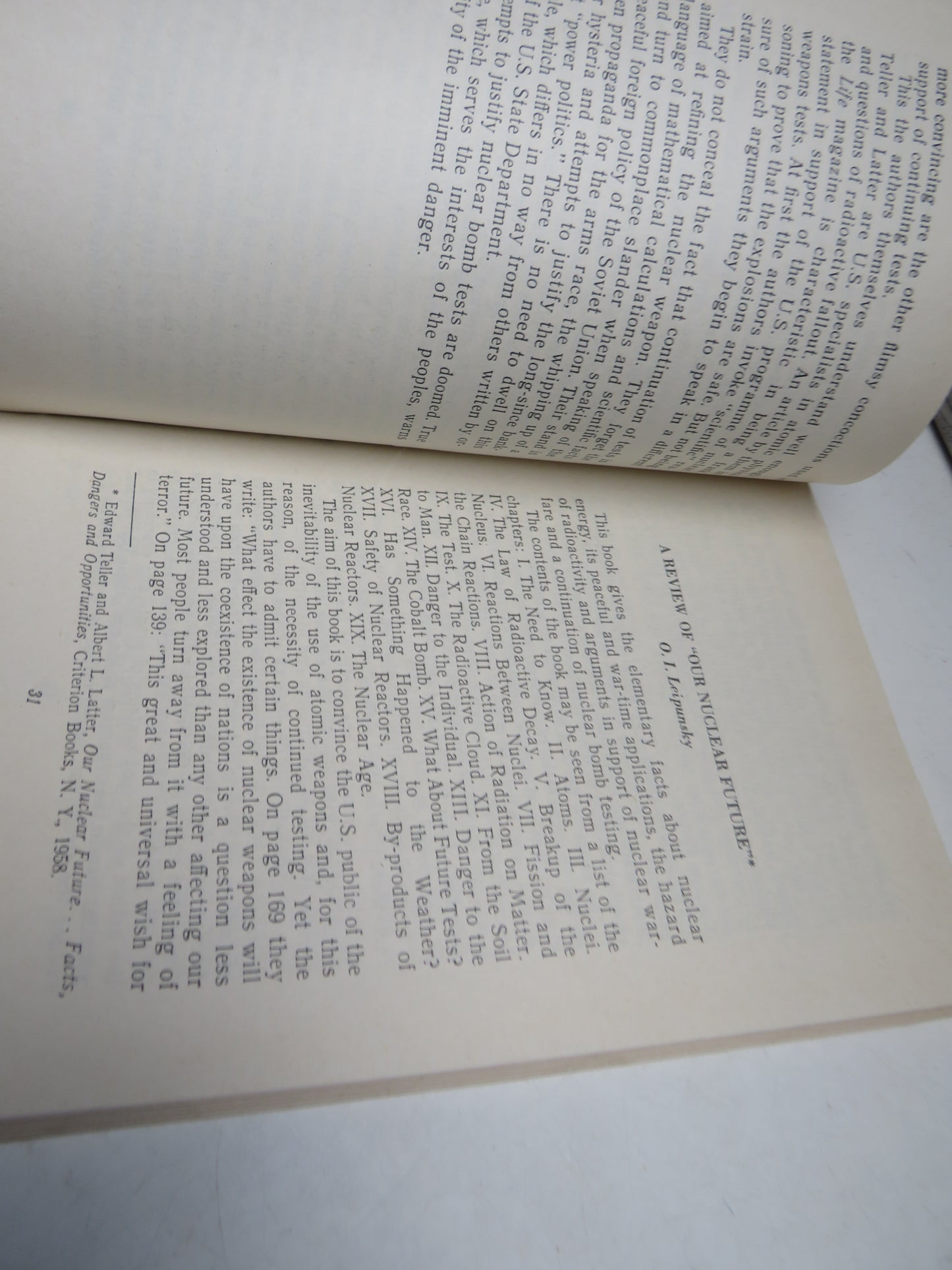 Soviet Scientists On The Danger Of Nuclear Tests Under The Editorship Of A. V. Lebedinsky Corresponding Member Of The U.S.S.R. Academy of Medical Sciences 1960