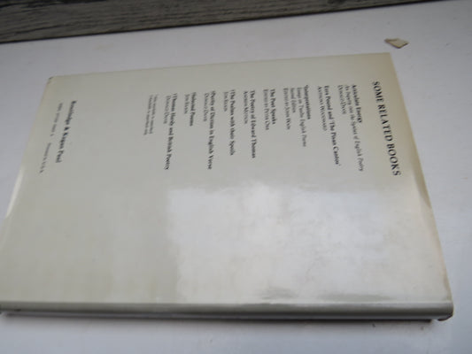 Double Lyric Divisiveness and Communal Creativity In Recent English Poetry By Merle E. Brown 1980