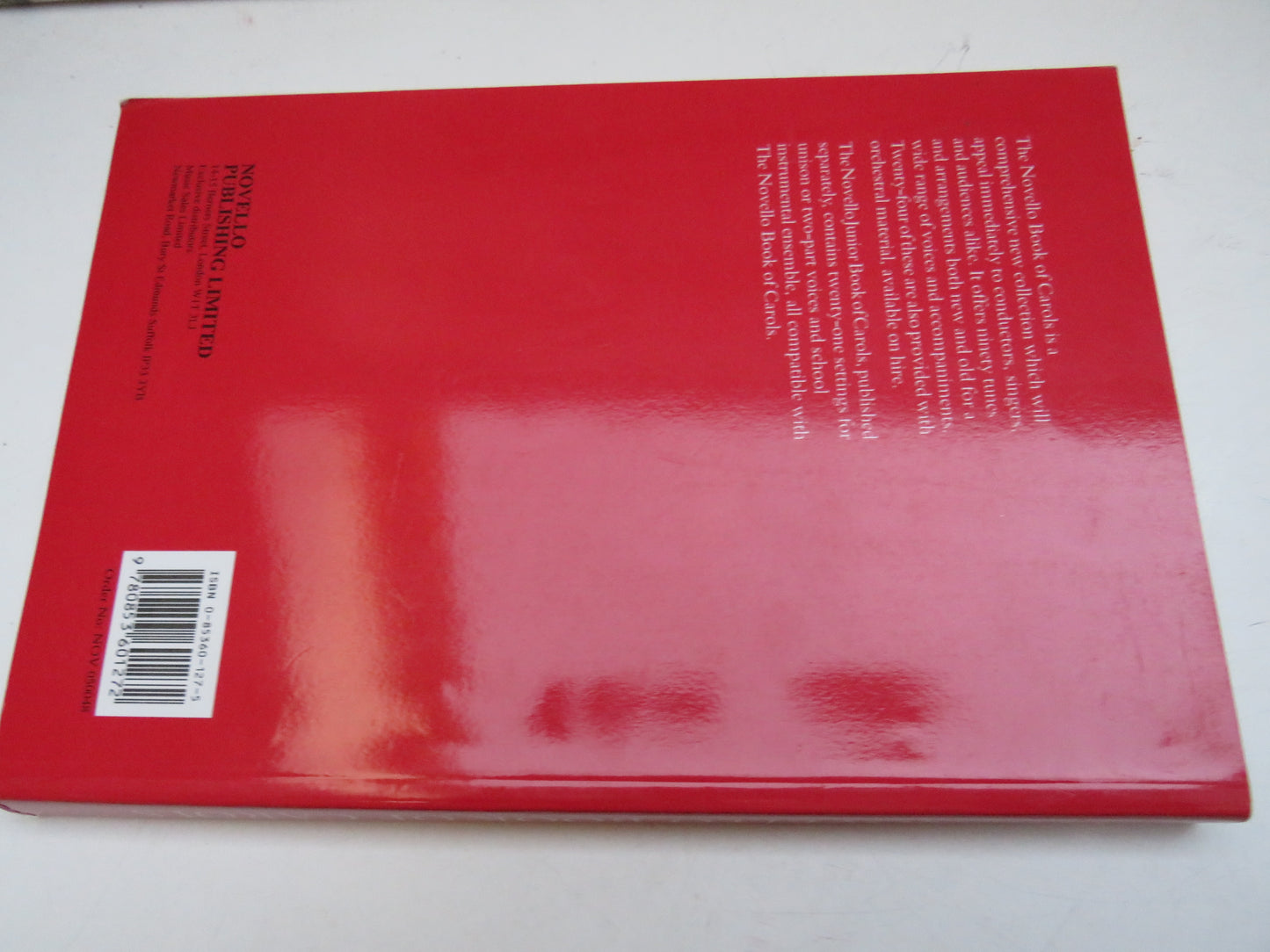 The Novello Book of Carols Compiled and Edited By William Llewellyn 1986