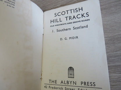 Scottish Hill Tracks I. Southern Scotland By D. G. Moir 1947 book image 2