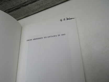 From Aberdeen To Ottawa In 1845 The Diary Of Alexander Muir Edited By George A. Mackenzie 1990 book image 3