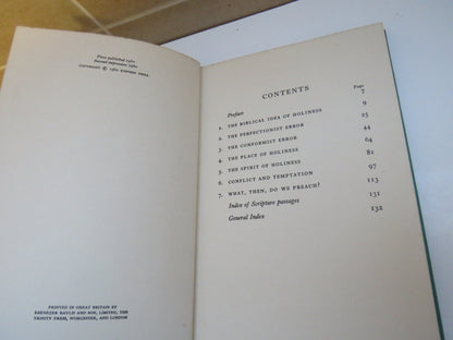 Christian Holiness, The Carnahan Lectures for 1958 by Stephen Neill, 1960 book image 4