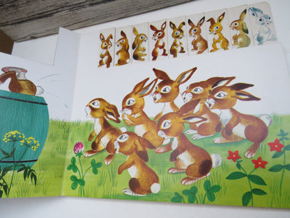 Ten Little Rabbits Vintage Children's Book - Printed In West Germany book image 3