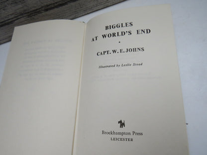 Biggles At World's End By Captain W.E. Johns 1959
