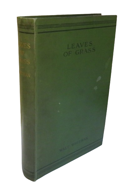 Leaves of Grass (Selected)  by Walt Whitman, 1904 book front cover