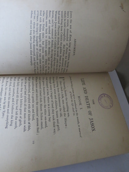 The Life and Death of Jason A Poem By William Morris 1889 book image 5