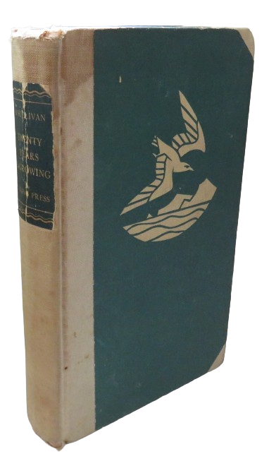 Twenty Years A-Growing By Maurice O'Sullivan 1933 book front cover