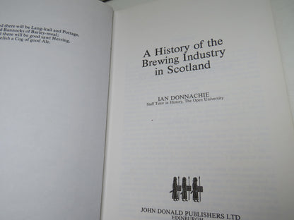 A History of the Brewing Industry in Scotland by Ian Donnachie, 1979 book image 4