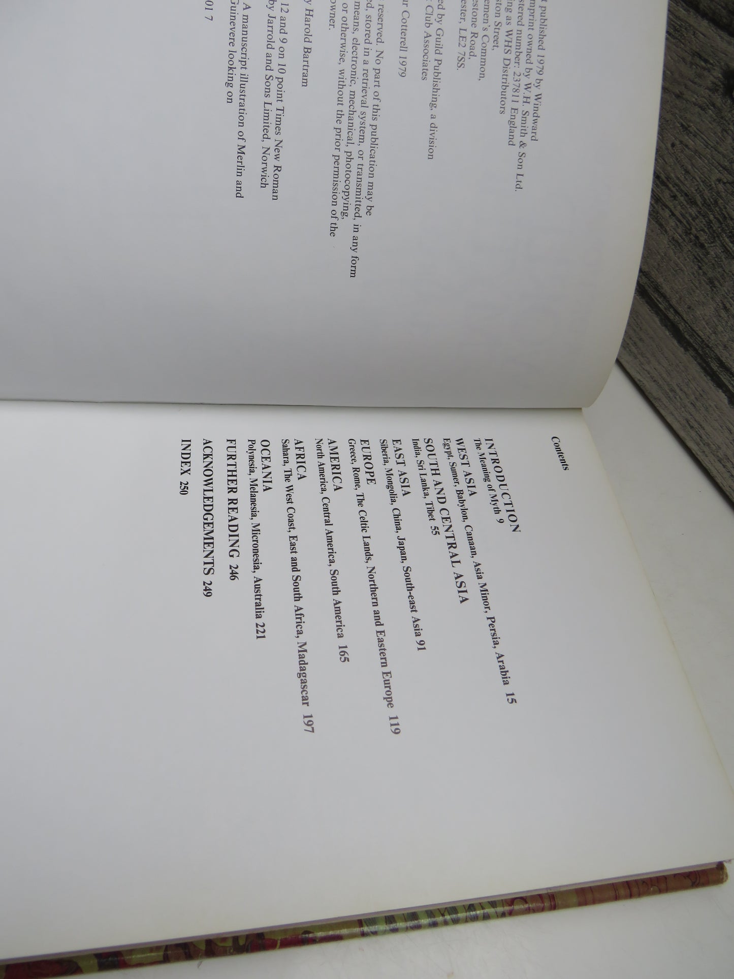 A Dictionary of World Mythology by Arthur Cotterell, 1979