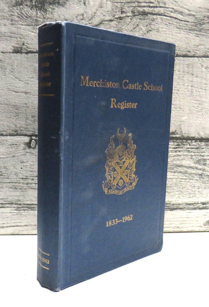 Merchiston Castle School Register 1833-1962 book front cover