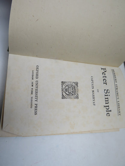 Peter Simple By Captain Marryat 1938 book image 4