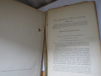 Lectures On The Elements Or First Principles of Surgery By John Chiene 1882 book image 3