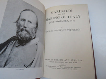 Garibaldi and the Making of Italy, June0NOvember, 1860 by George Macaulay Trevelyan, 1920 book image 3