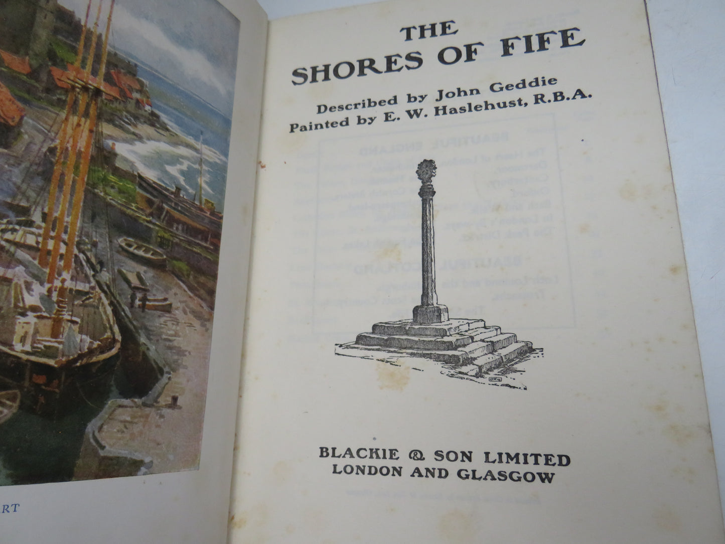 The Shores of Fife Described By John Geddie Painted By E. W. Haslehust