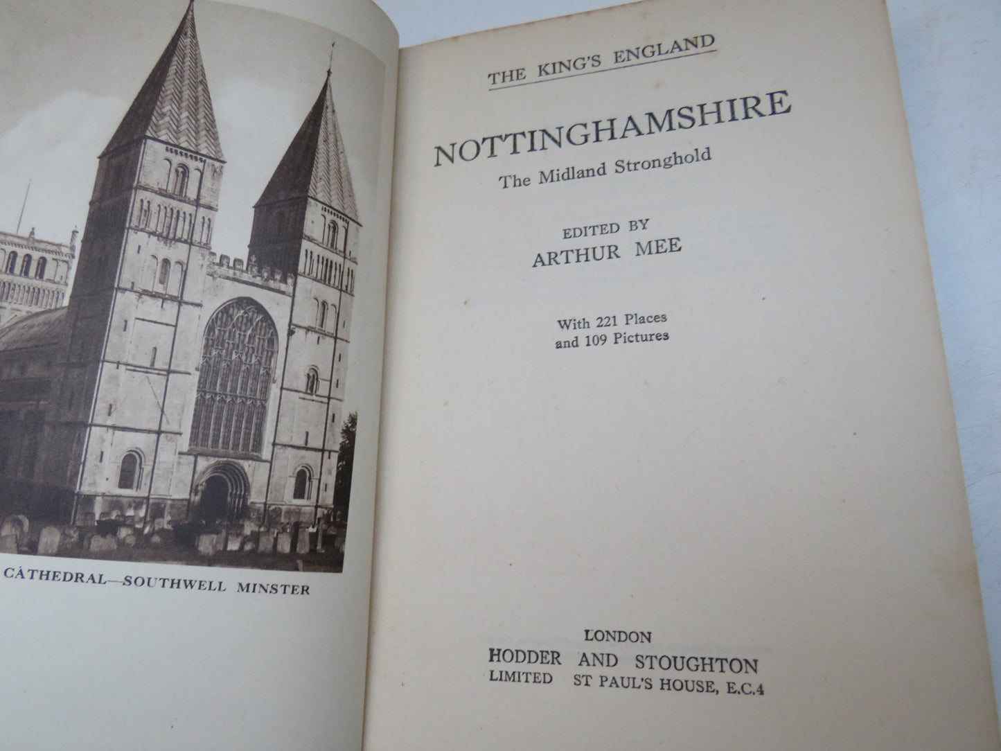 Nottinghamshire The Midland Stronghold Edited By Arthur Me 1949 The King's England