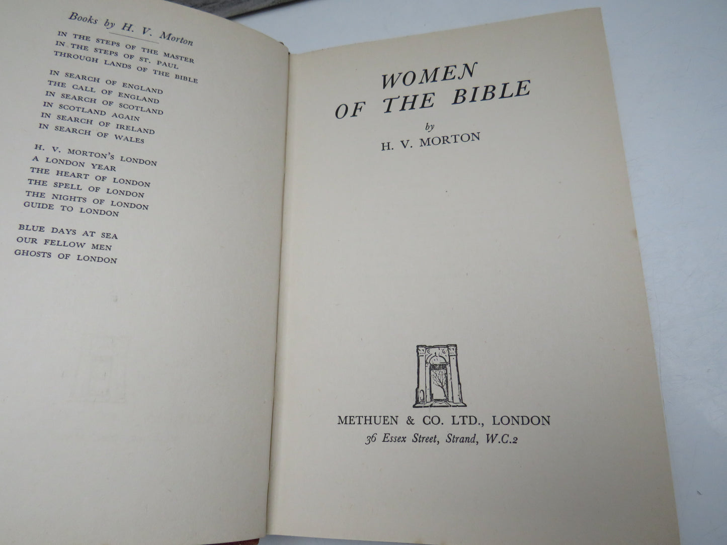 Woman of the Bible by H. V. Morton, 1940