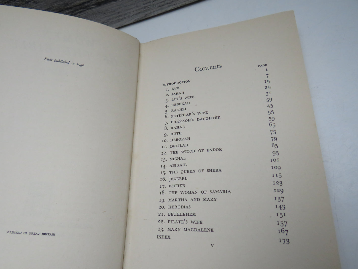 Woman of the Bible by H. V. Morton, 1940