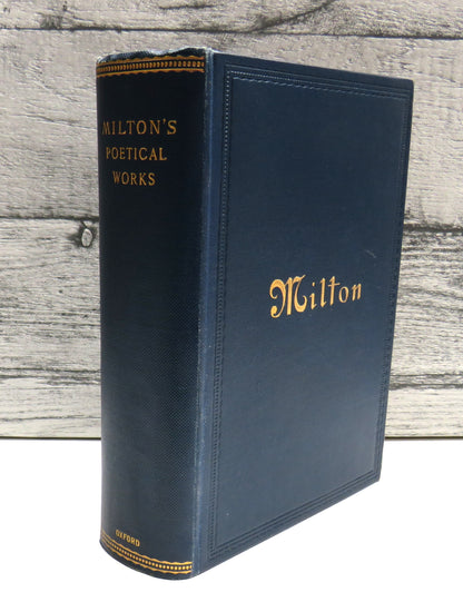 The Poetical Works of John Milton, edited after the original texts by the Rev. H. C. Beeching, 1900 book front cover