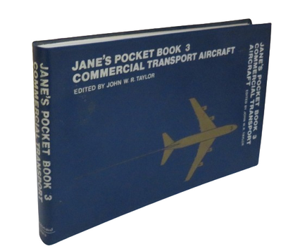 Jane's Pocket Book 3, Commercial Transport Aircraft, Edited by John W. R. Taylor, 1973 book front cover