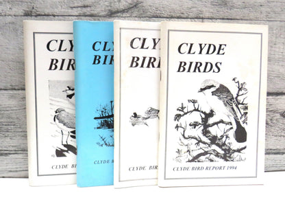 Clyde Birds Report .1988, 1991, 1993 & 1994 book front cover
