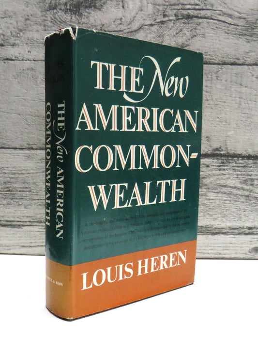 The New American Commonwealth By Louis Heren 1968
