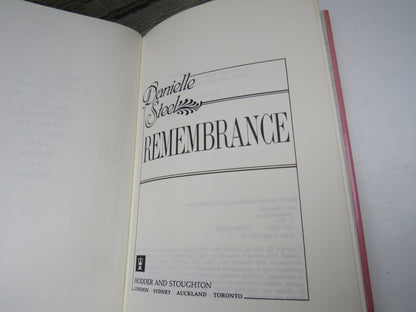 Remembrance by Danielle Steel, 1981 book image 4