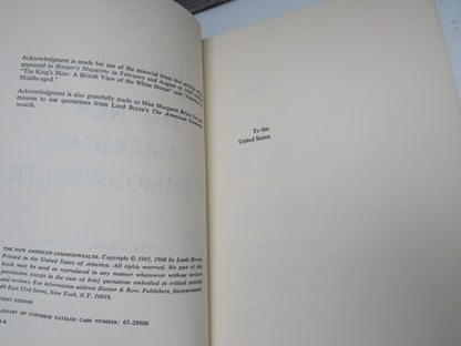 The New American Commonwealth By Louis Heren 1968 book image 5