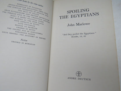 Spoiling The Egyptians By John Marlowe 1974 book image 3