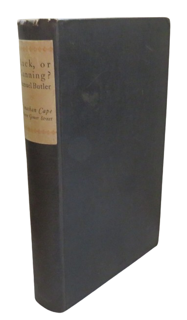 Luck, Or Cunning As The Main Means of Organic Modification? By Samuel Butler 1922 book front cover