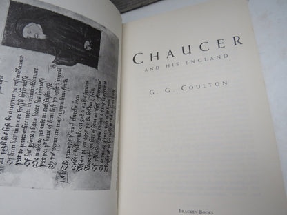 Chaucer and His England By G.G. Coulton 1993 book image 3