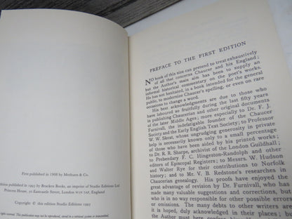 Chaucer and His England By G.G. Coulton 1993 book image 4