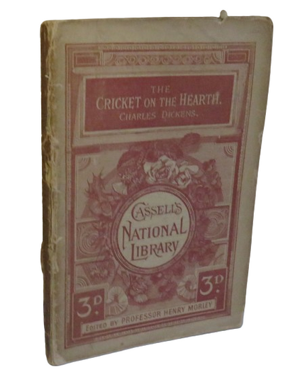 The Cricket on the Hearth by Charles Dickens, 1887 book front cover