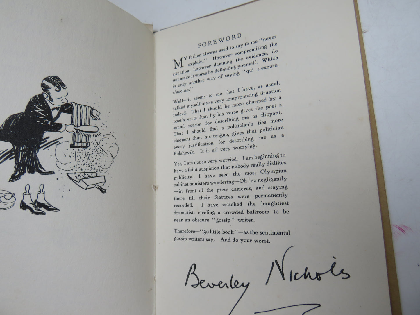 The Valet as Historian By Beverley Nichols Illustrated By Leo Cheney