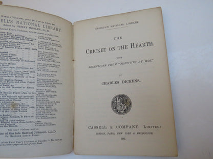 The Cricket on the Hearth by Charles Dickens, 1887 book image 4