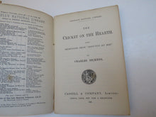 Load image into Gallery viewer, The Cricket on the Hearth by Charles Dickens, 1887
