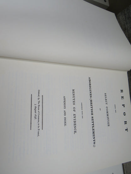 Report from the Select Committee on Aborigines (British Settlements) with the Minutes of Evidence, A book image 5