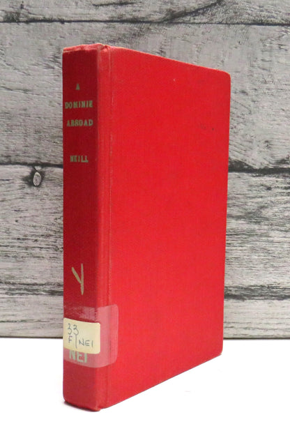 A Dominie Abroad By A. S. Neill book front cover