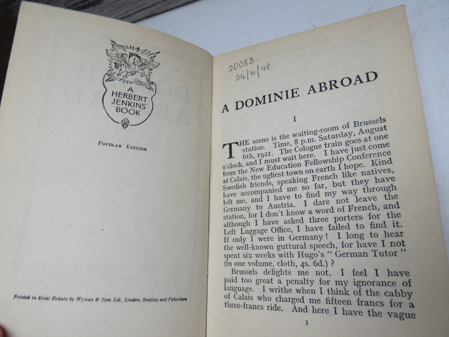 A Dominie Abroad By A. S. Neill