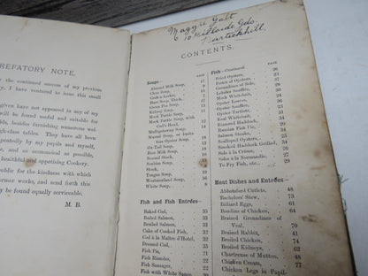 Choice Cookery "La Bonne Cuisine" A Selection of High-Class and Household Cookery Recipes By Mrs. Black F.E.I.S