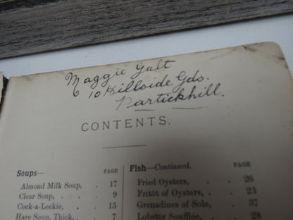 Choice Cookery "La Bonne Cuisine" A Selection of High-Class and Household Cookery Recipes By Mrs. Black F.E.I.S
